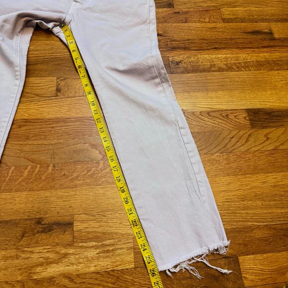 Levi’s 501 Womens 25 Light Purple Lilac Straight Frayed Rigid Jeans Denim Retro - Picture 4 of 9